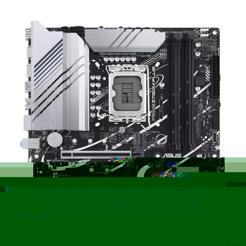 ASUS PRIME Z790M-PLUS DDR5 7200MHZ 1XHDMI 1XDP 3XM.2 USB 3.2 MATX 1700P (12. / 13. VE 14. NESİL İŞLEMCİ UYUMLU) 