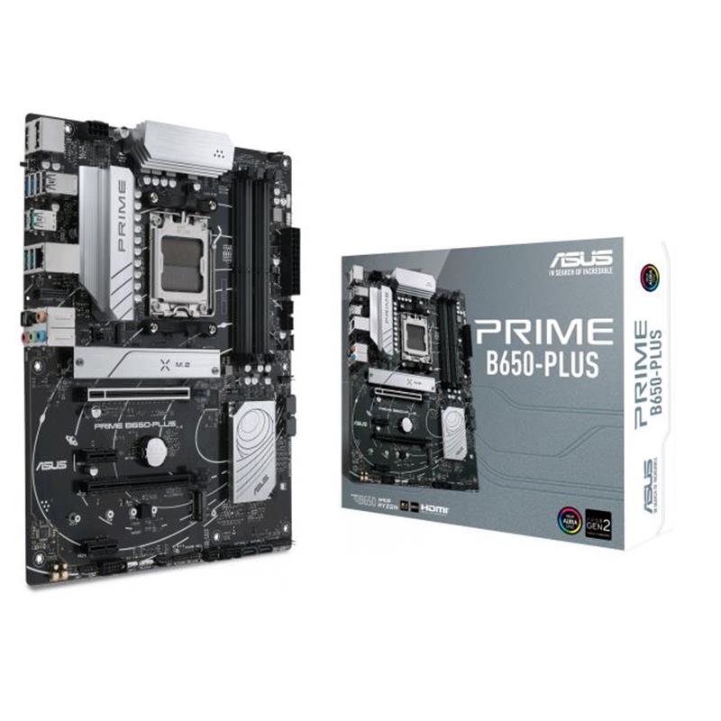 ASUS PRIME B650-PLUS DDR5 6400MHZ 1XHDMI 1XDP 2XM.2 USB 3.2 ATX AM5 (AMD AM5 9000/8000/7000 SERİLERİ İLE UYUMLU) 