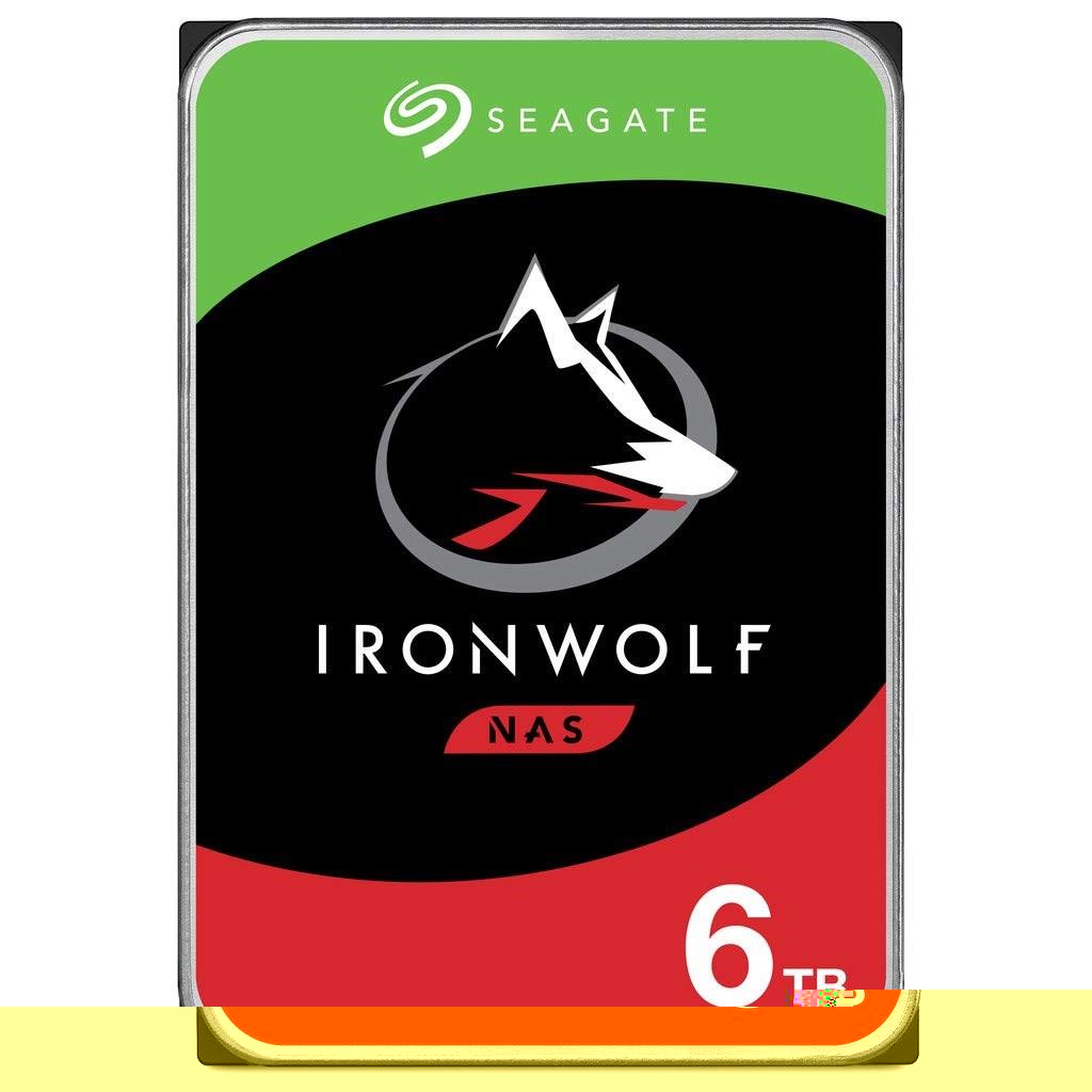6 TB SEAGATE 3.5 IRONWOLF SATA3 5400RPM 256MB ST6000VN001 (3 YIL RESMI DIST GARANTILI) 