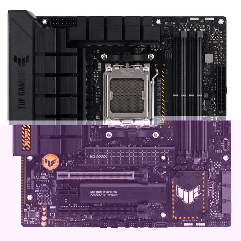ASUS TUF GAMING B650M-PLUS DDR5 6400MHZ 1XHDMI 1XDP 2XM.2 USB 3.2 MATX AM5 (AMD AM5 9000/8000/7000 SERİLERİ İLE UYUMLU) 