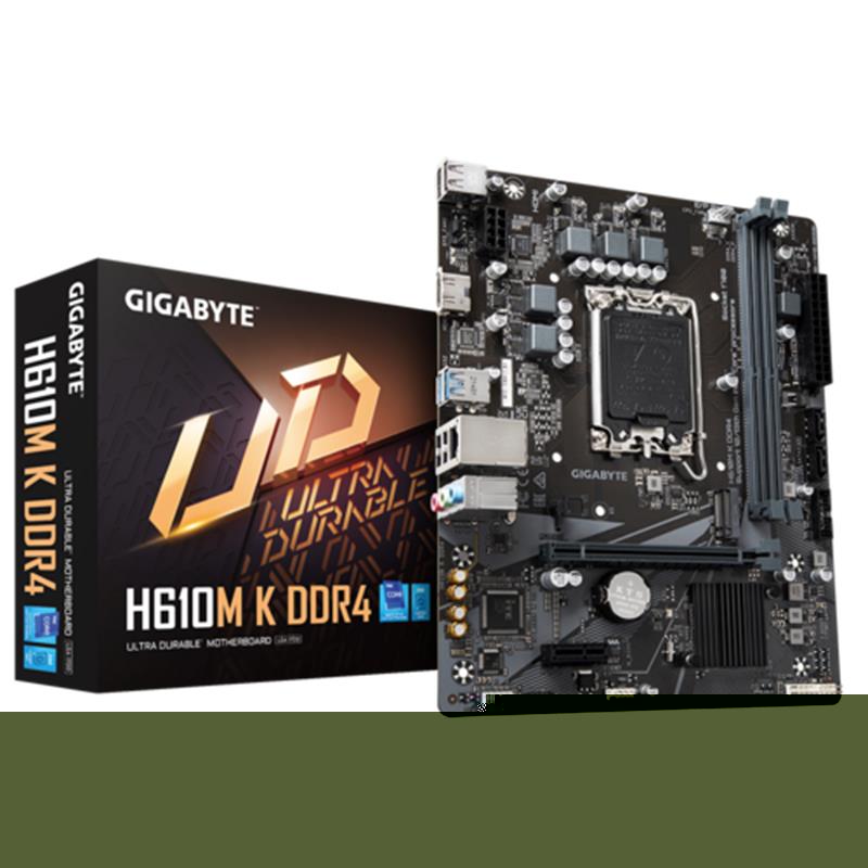 GIGABYTE H610M-K DDR4 3200MHZ 1XHDMI 1XM.2 USB 3.2 MATX 1700P (12. / 13. VE 14. NESİL İŞLEMCİ UYUMLU) 