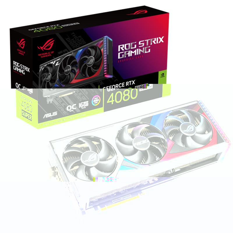 ASUS GEFORCE ROG-STRIX-RTX4080S-O16G SUPER OC 16GB GDDR6X 256BIT 2XHDMI 3XDP EKRAN KARTI 