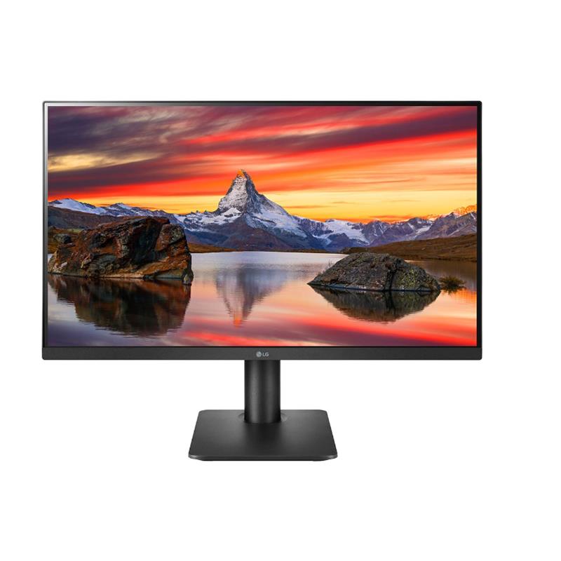 27 LG 27MP450P-B IPS 5MS 75HZ VGA HDMI DP FHD 1920X1080 YUKSEKLIK AYARI FREESYNC VESA SIYAH GAMIN 