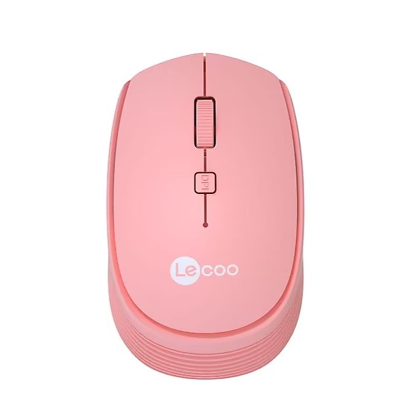 LECOO USB OPTİK KABLOSUZ MOUSE PEMBE WS202-P 