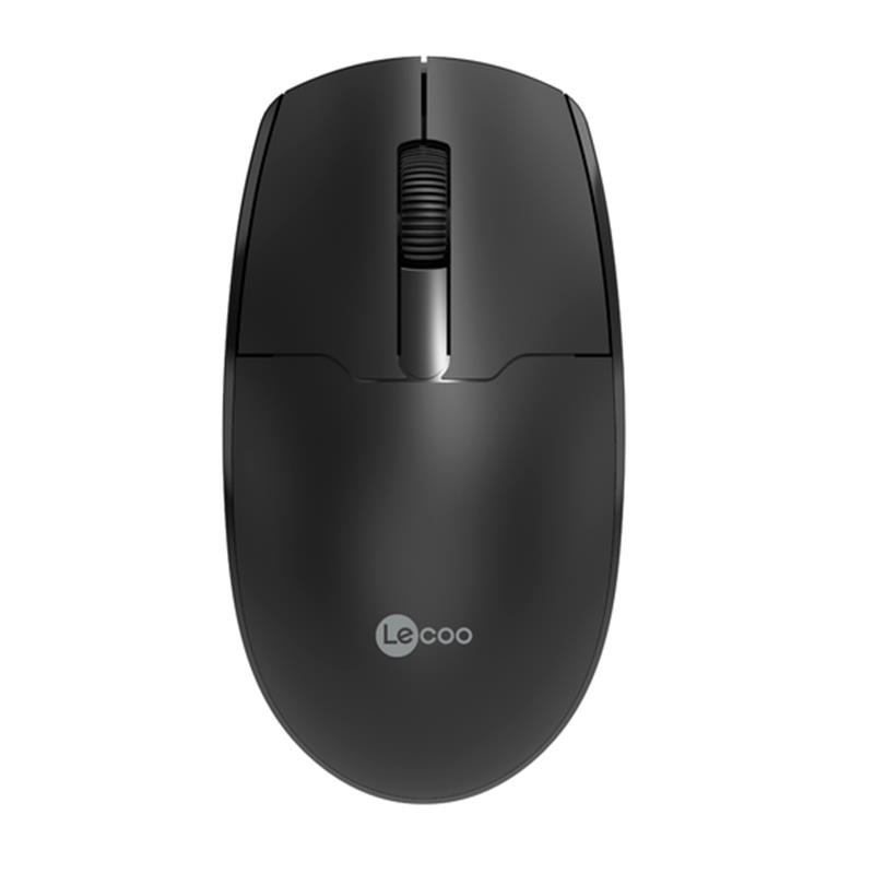 LECOO USB OPTİK KABLOSUZ MOUSE SİYAH WS204-S 