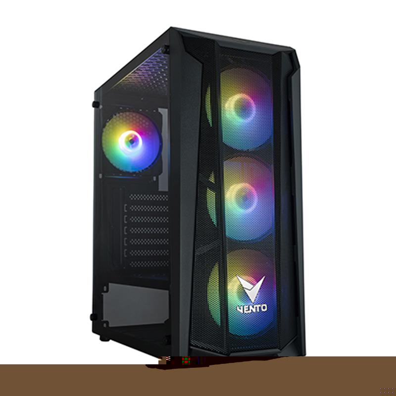 VENTO VG15FE 550W 4X120MM RGB FAN GAMING SİYAH KASA 