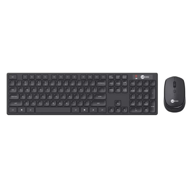 LECOO KABLOSUZ TÜRKÇE Q KLAVYE MOUSE SET SİYAH KM2001-S 