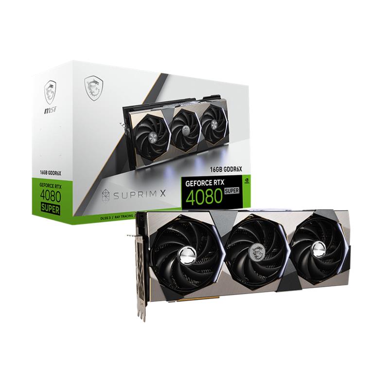 MSI GEFORCE RTX4080 SUPER 16G SUPRIM X 16GB GDDR6X 256BIT 1XHDMI 3XDP EKRAN KARTI 
