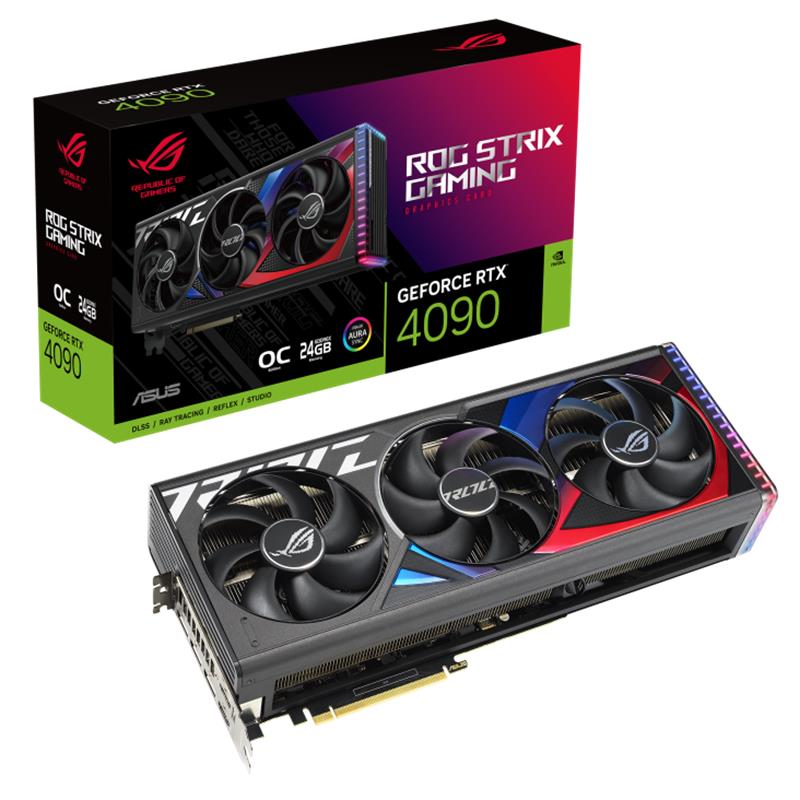 ASUS GEFORCE ROG-STRIX-RTX4090-O24G-GAMING SUPER OC 24GB GDDR6X 384BIT 2XHDMI 3XDP EKRAN KARTI 