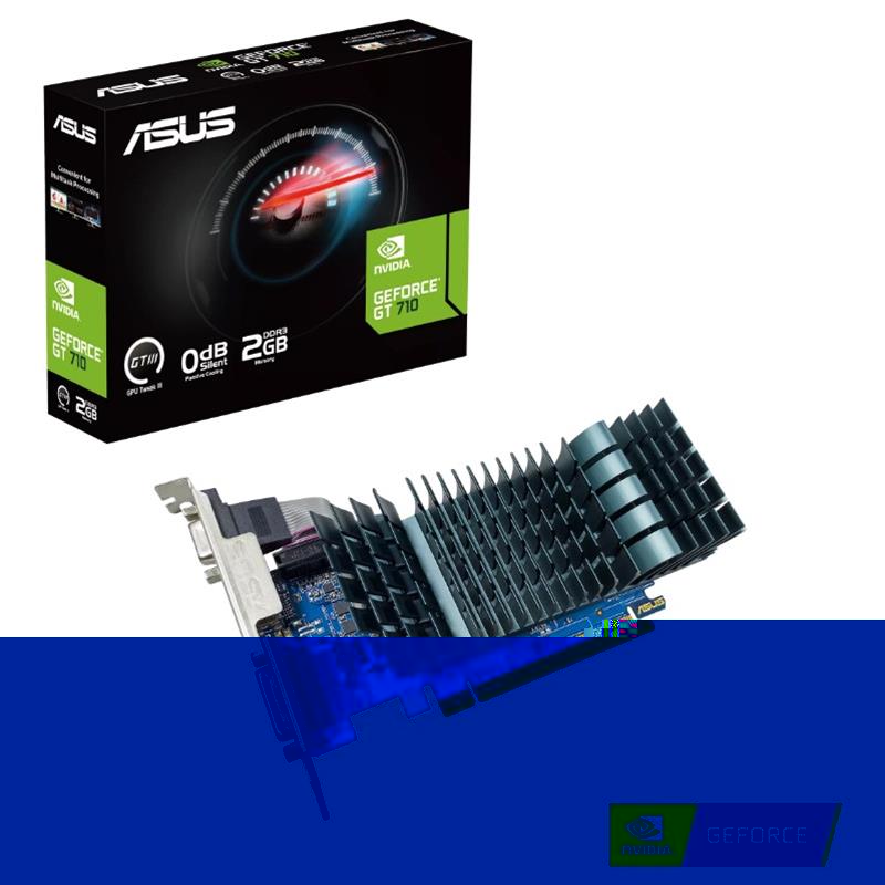ASUS GEFORCE GT710-SL-2GD3-BRK-EVO 2GB DDR3 64BIT 1XVGA 1XHDMI 1XDVI EKRAN KARTI 
