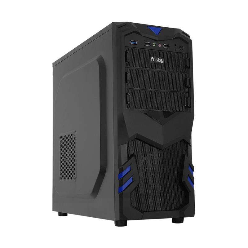 FRISBY FC-8860G 500W 2X120MM FAN USB3.0 MİDİ TOWER SİYAH KASA 