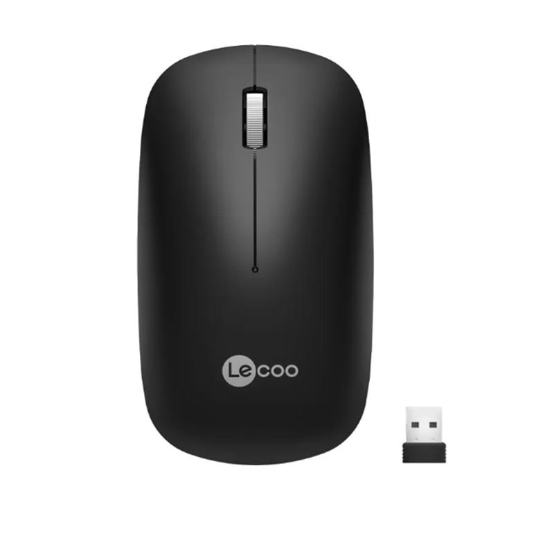LECOO USB OPTİK KABLOSUZ MOUSE SİYAH WS214-S 
