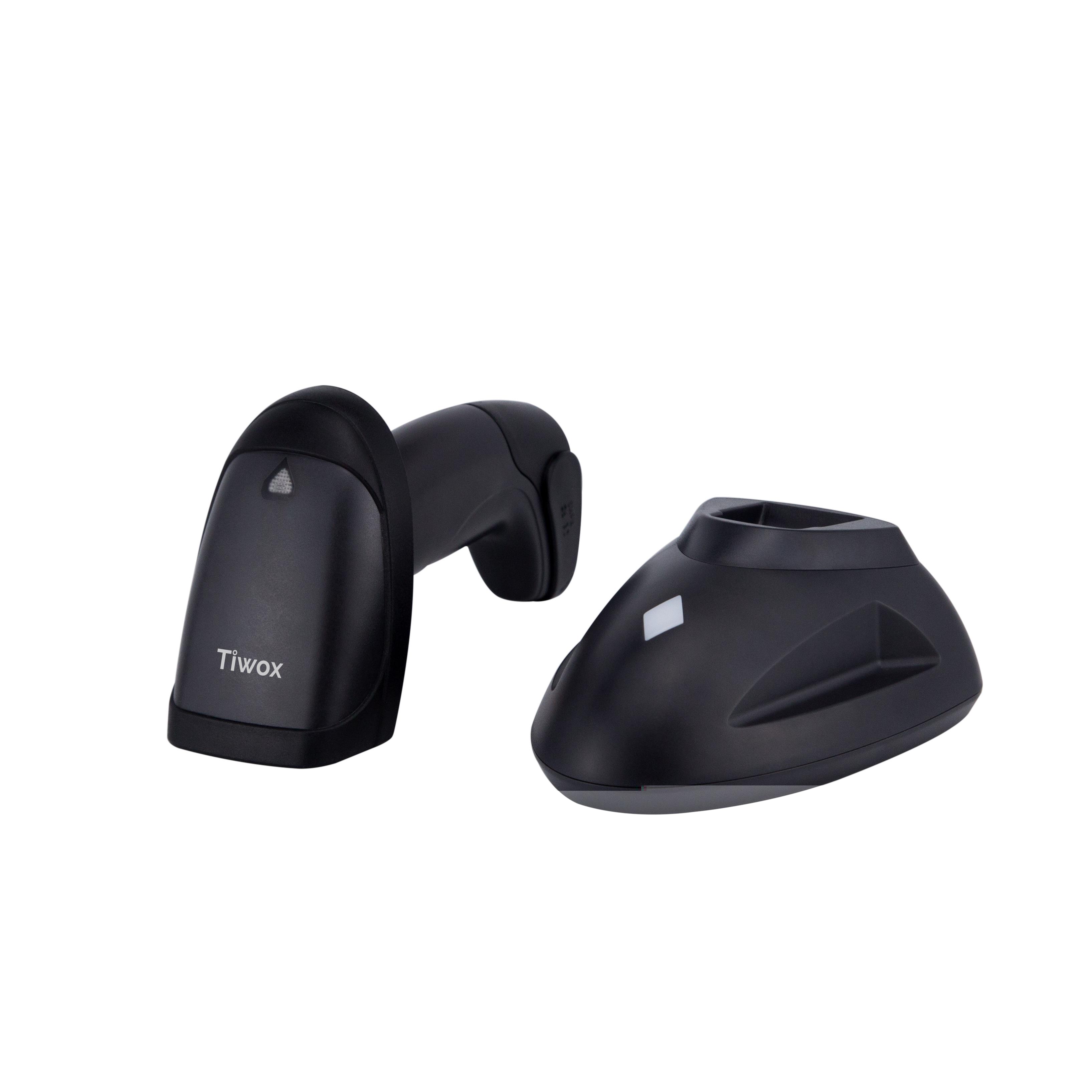 TIWOX VSW-121 1D LAZER KABLOSUZ BARKOD OKUYUCU + BATARYA + CRADLE 
