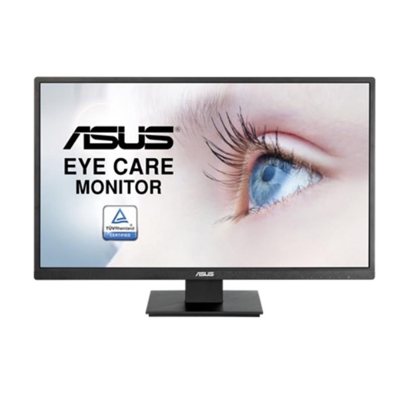 27 ASUS VA279HAE 6MS 60MHZ 1XVGA 1XHDMI FHD 1920X1080 DÜŞÜK MAVİ IŞIK FLICKER-FREE VESA SİYAH 
