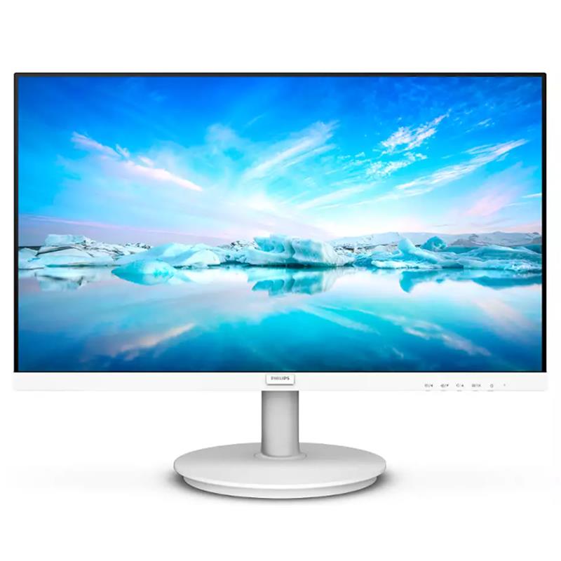 23.8 PHILIPS 241V8AW/00 4MS 75MHZ 1XVGA 1XHDMI FHD 1920X1080 HOPARLÖR DÜŞÜK MAVİ IŞIK VESA BEYAZ 