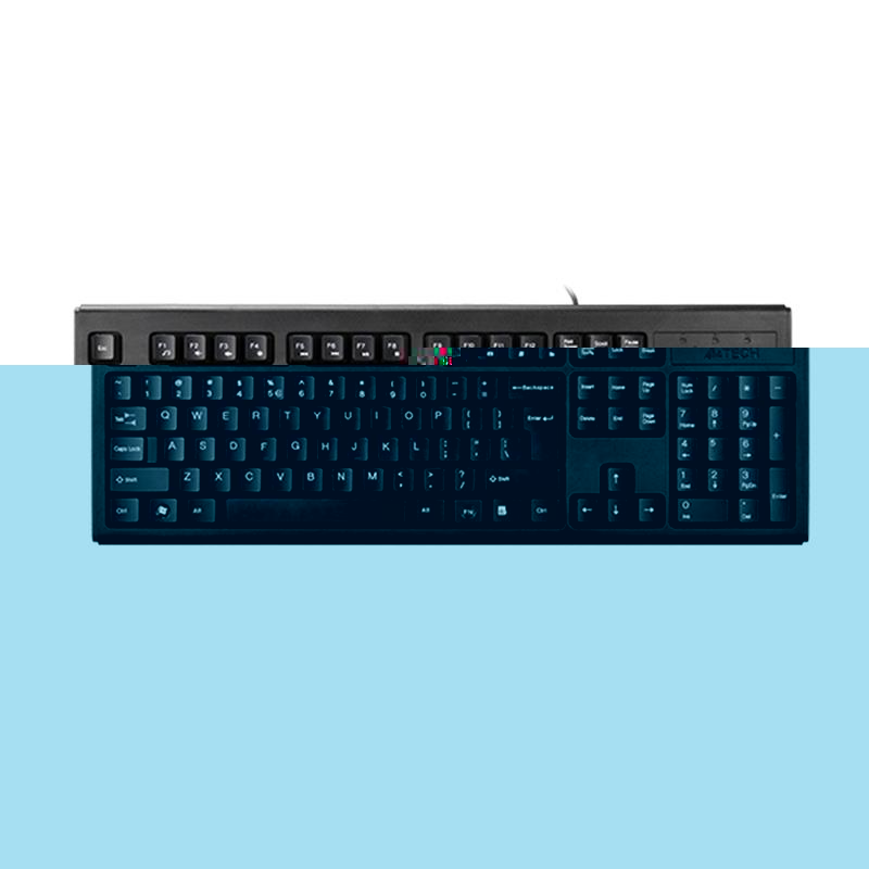 A4 TECH KM-720 Q TR MM SİYAH USB KABLOLU KLAVYE