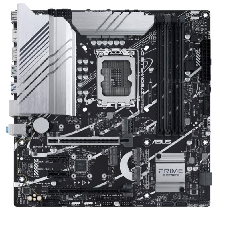 ASUS PRIME Z790M-PLUS D4 DDR4 5333MHZ 1XHDMI 1XDP 3XM.2 USB 3.2 MATX 1700P (12. / 13. VE 14. NESİL İŞLEMCİ UYUMLU) 