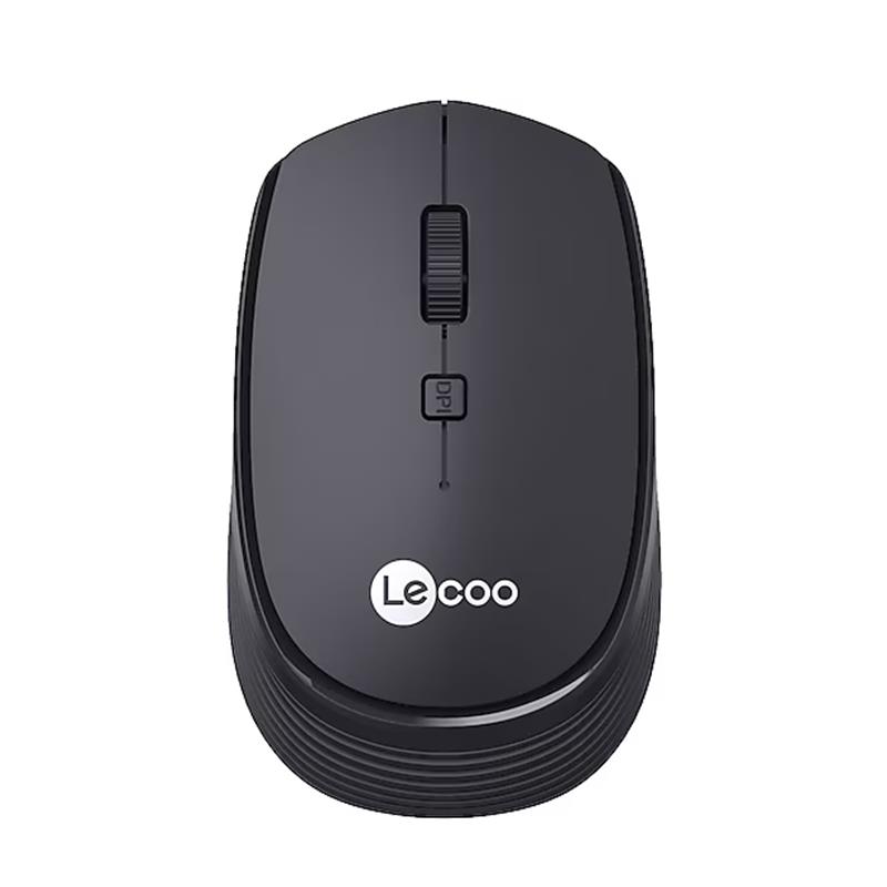 LECOO USB OPTİK KABLOSUZ MOUSE SİYAH WS202-S 