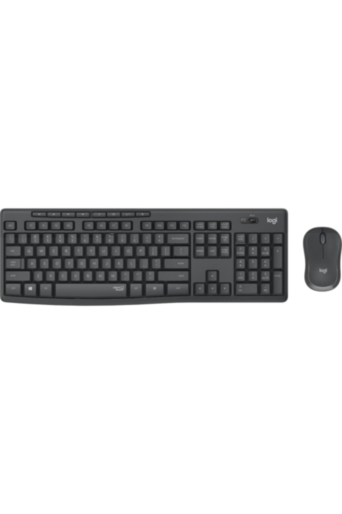 LOGITECH MK295 Q TR SESSİZ KABLOSUZ KLAVYE MOUSE SET SİYAH 920-009804
