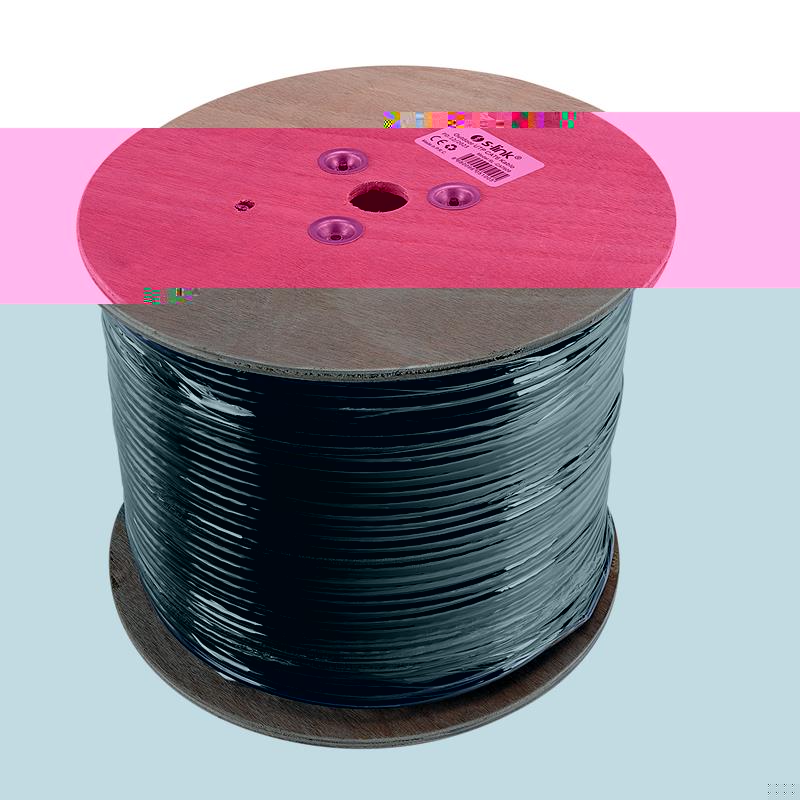 S-LINK SL-CAT609 305MT 0.56MM 23AWG CCA KABLO GRİ/SİYAH 