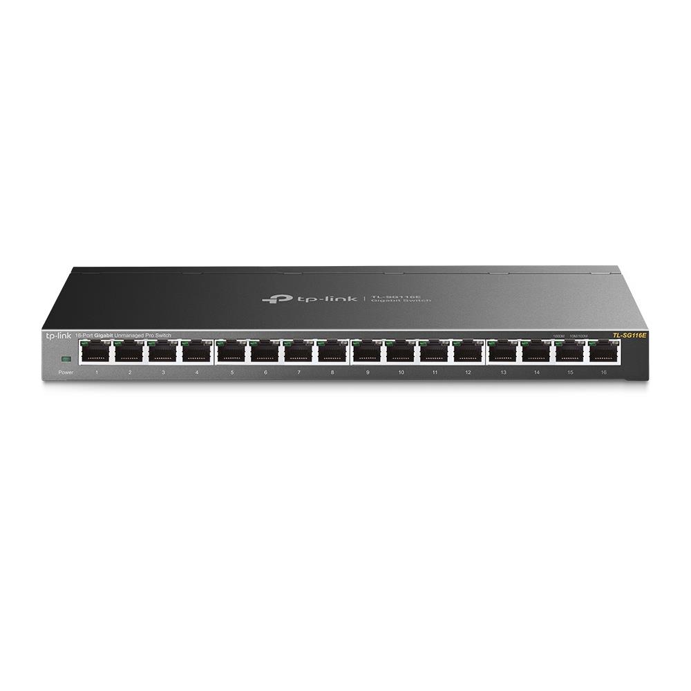 TP-LINK TL-SG116E 16 PORT GIGABIT METAL KASA SWITCH 