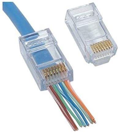 URANIUM CAT5/6 EZRJ45 UTP AÇIK UÇLU SOKET KONNEKTÖR 100 LÜ PAKET 