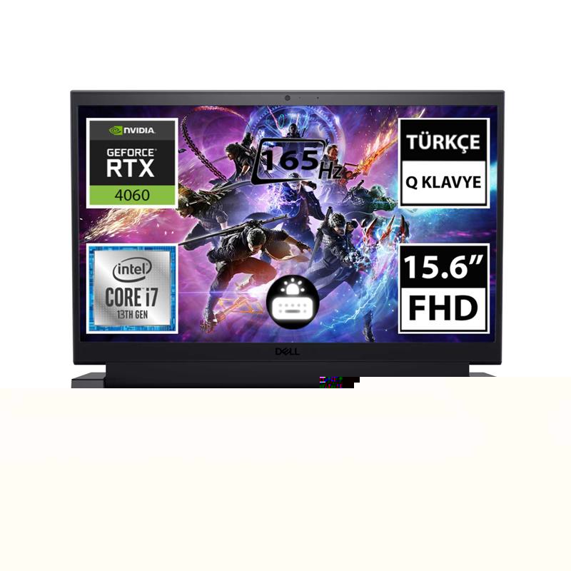 DELL NB // G15 G155530012U I7-13650HX 16GB 512SSD 8GB RTX 4060 15.6 UBUNTU 