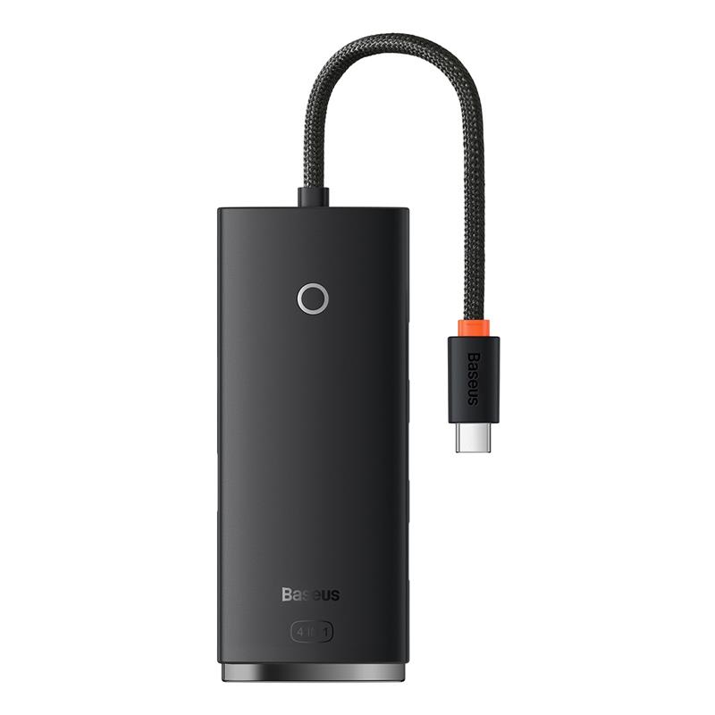 BASEUS LITE 4IN1 TYPE-C HUB ÇIKIŞ: USB X4 TYPE-C X1 GİRİŞ:TYPE-C WKQX030301 