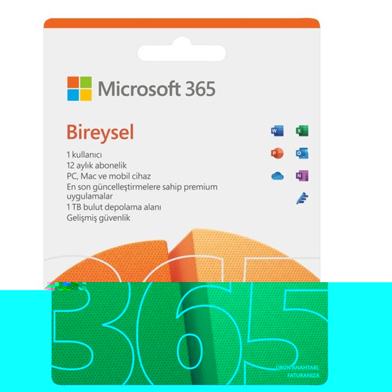 MS 365 BIREYSEL TURKÇE KUTU 1 YIL QQ2-01451 