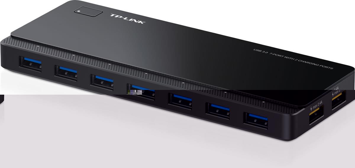 TP-LINK UH720 USB 3.0 7 PORT 2 ŞARJ PORTLU HUB 