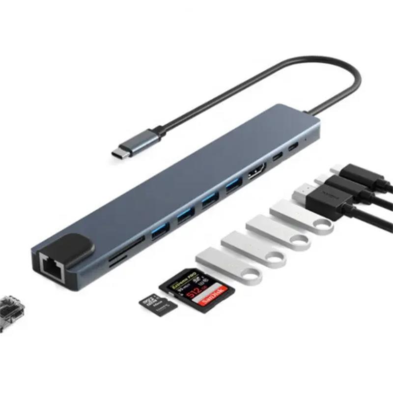 SENSEI TYPE-C 10IN1 HDMI COK FONKSIYONLU USB 3.0 DOCK STATION 