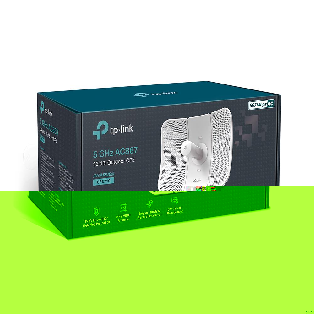 TP-LINK CPE710 5GHZ 867MBPS 23DBI 30KM PTP/PTMP DIŞ ORTAM ACCESS POINT