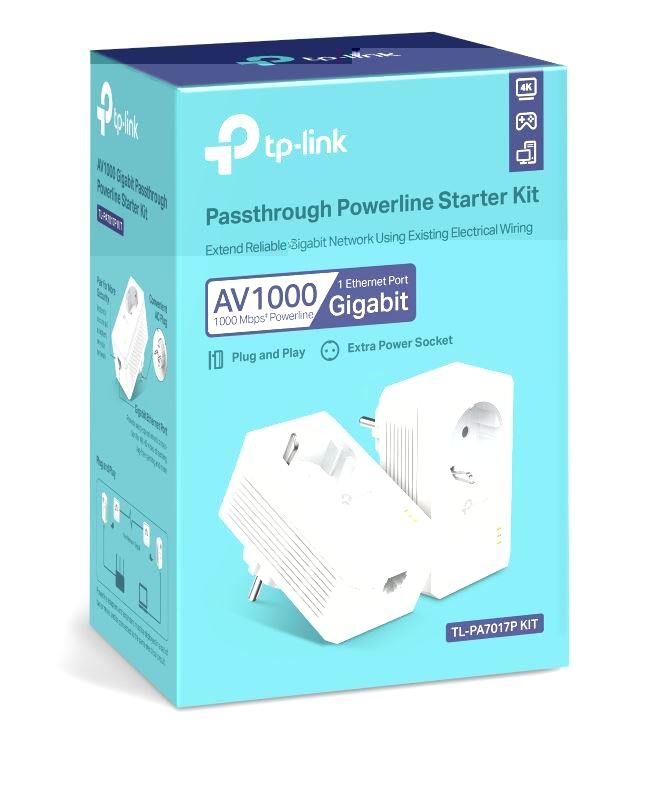 TP-LINK TL-PA7017P KIT AV1000 GIGABIT POWERLINE GENISLETICI