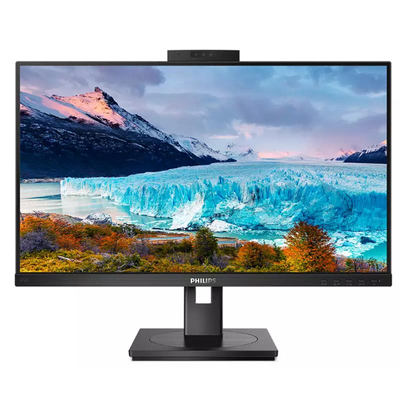 27 PHILIPS 272S1MH/00 IPS 4MS 75MHZ 1XVGA 1XHDMI 1XDP 1XDVI USB 3.2 FHD 1920X1080 WEBCAM HOPARLÖR VESA SİYAH 