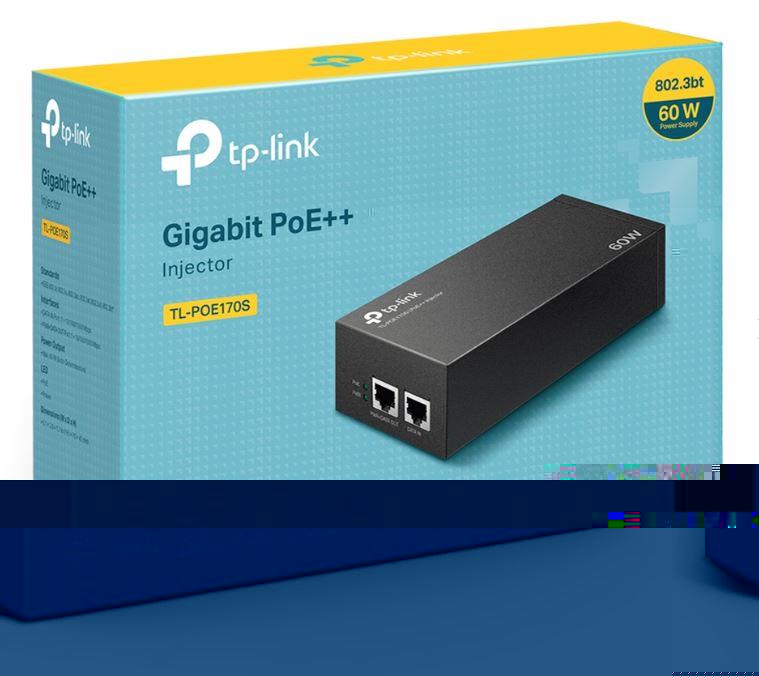 TP-LINK OMADA TL-POE170S 48VOLT 60WATT GIGABIT PORT POE ADAPTÖR