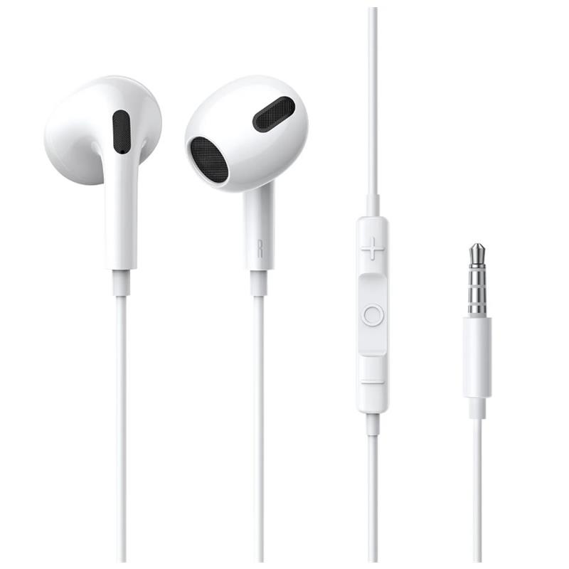 BASEUS ENCOK H17 NGCR020002 KABLOLU KULAK İÇİ KULAKLIK BEYAZ 