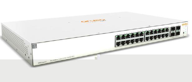 HPE ARUBA ION 1930 JL682A 24 PORT GIGABIT+ 4XSFP1/10GB L2+ YÖNETİLEBİLİR RACKMOUNT SWITCH