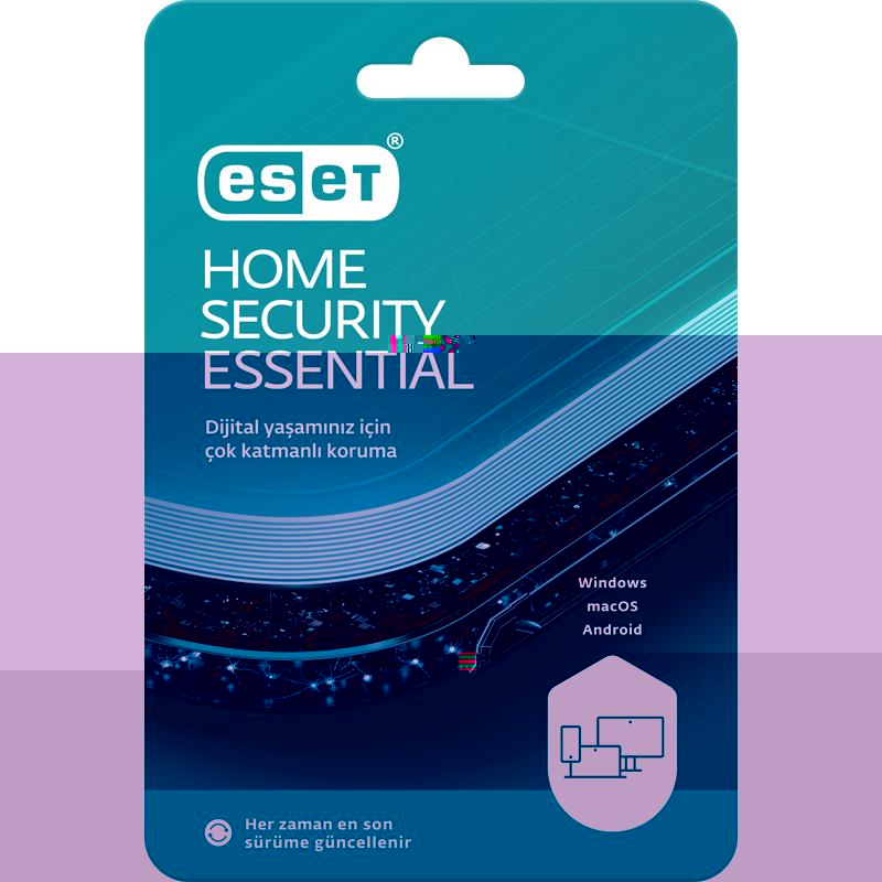 ESET HOME SECURITY ESSENTIAL 5 KULLANICI 1 YIL KUTU