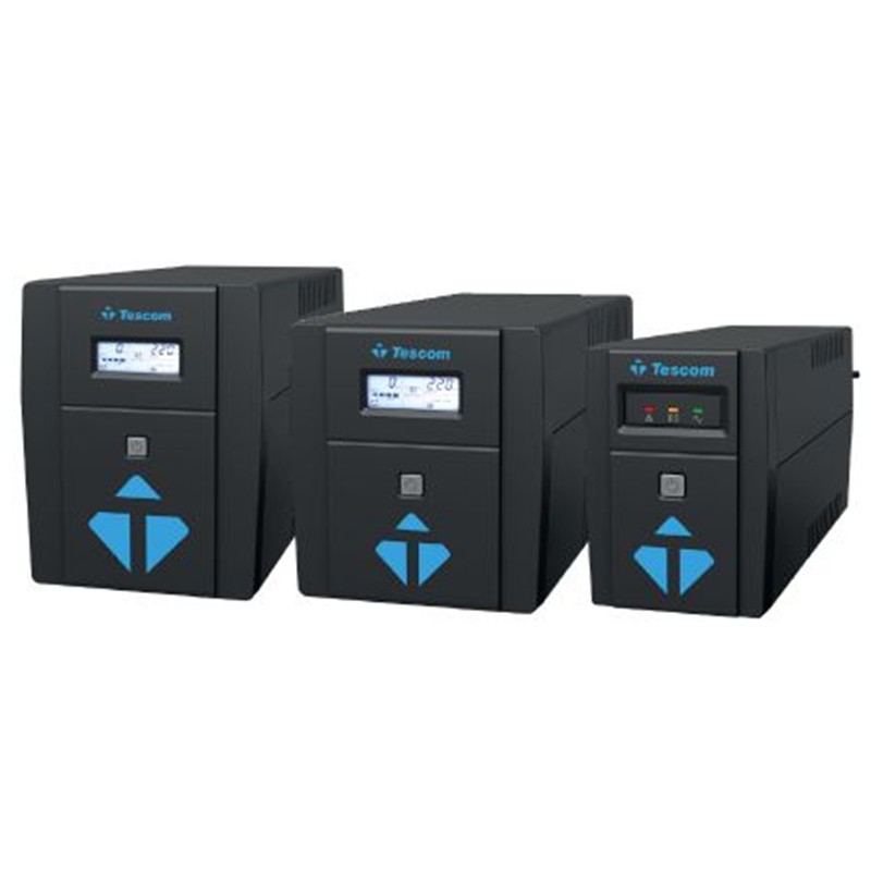 TESCOM LEOAP 2000VA 1F/1F (2X9AH) 4/8DK LCD LINE INTERAKTIF UPS 
