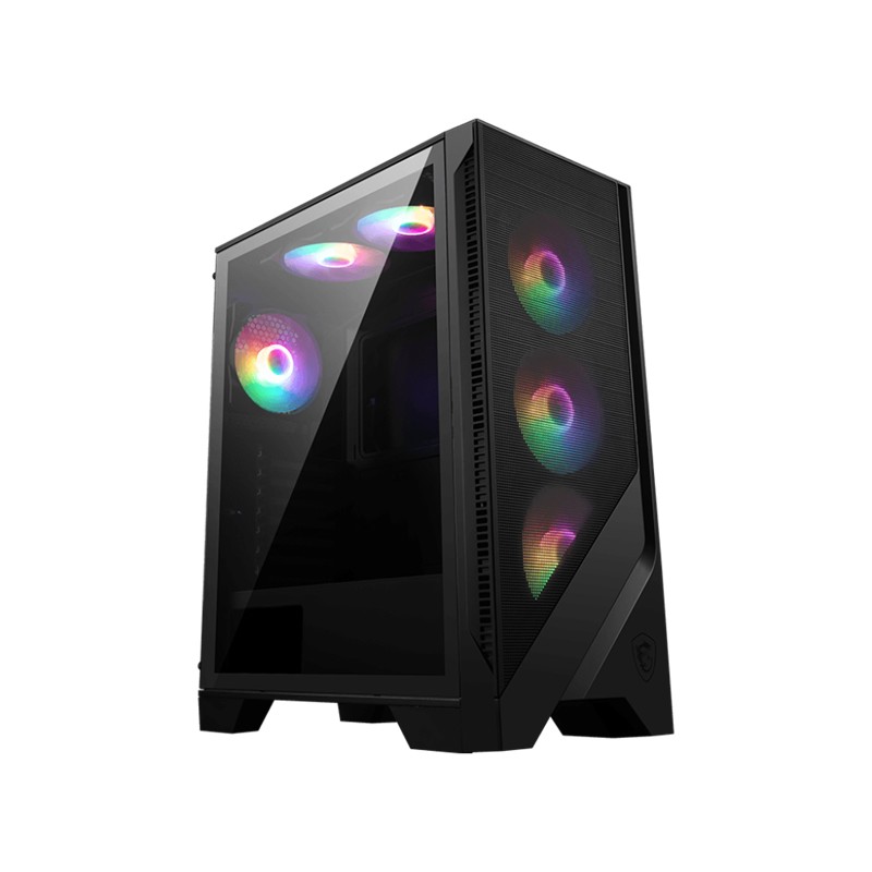 MSI MAG FORGE 120A AIRFLOW TEMPERLİ CAM 6 X120MM AUTO RGB FAN ATX GAMING BİLGİSAYAR KASASI 