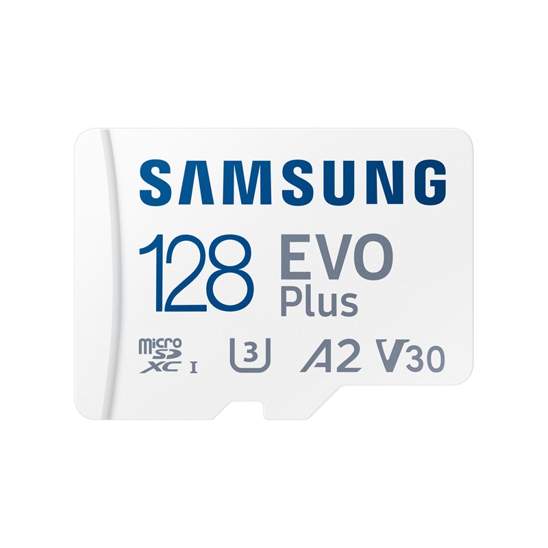 SAMSUNG 128GB EVO PLUS MICROSDXC UHS-I U3 V30 A2 160MB/S MB-MC128SA/APC 
