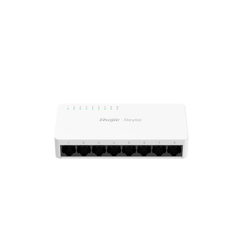 RUIJIE REYEE RG-ES08G-L 8 PORT GIGABIT TAK CALIŞTIR PLASTİK KASA SWITCH 