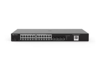 RUIJIE REYEE RG-NBS3100-24GT4SFP 24 PORT GIGABIT + 4X1GB SFP UPLINK L2 YÖNETİLEBİLİR RACKMOUNT SWITCH 