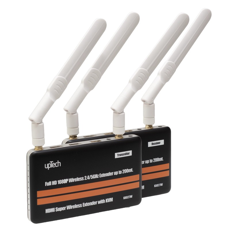 UPTECH KX827W 1080P HDMI 200 METRE KVM KABLOSUZ GÖRÜNTÜ AKTARICI