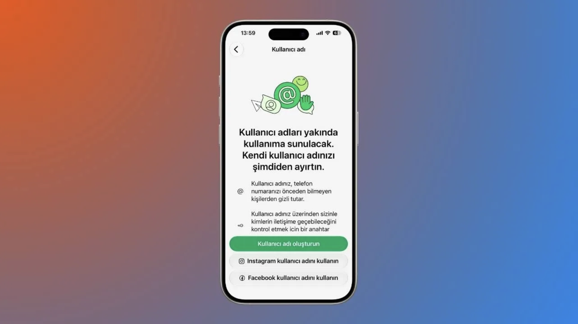 WhatsApp kullanıcı adı alırken bu ayarları atlamayın